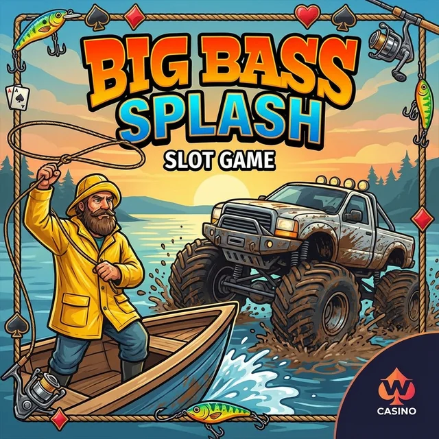 Big Bass Splash slot poster used for the paytable example