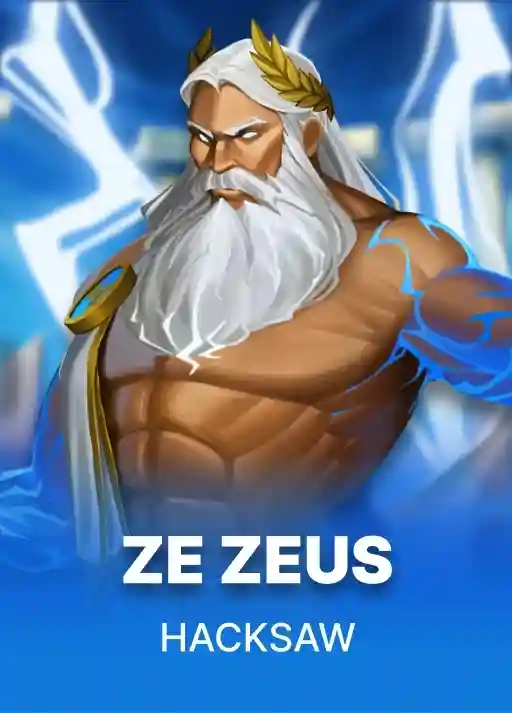 Ze Zeus slot poster by Hacksaw Gaming